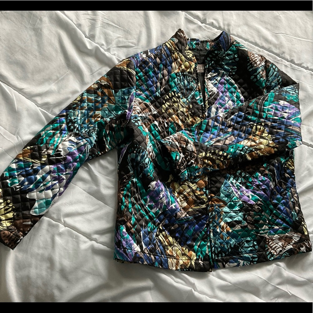 Abstract quilted jacket - Picture 5 of 5